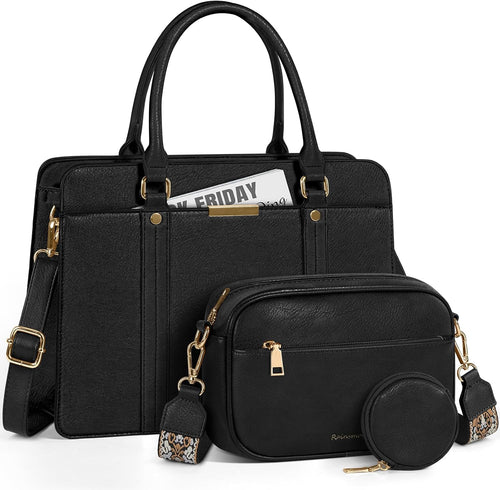 3PCS Purses for Women Leather Handbags Crossbody Shoulder Bag Ladies Purse and Wallet Set