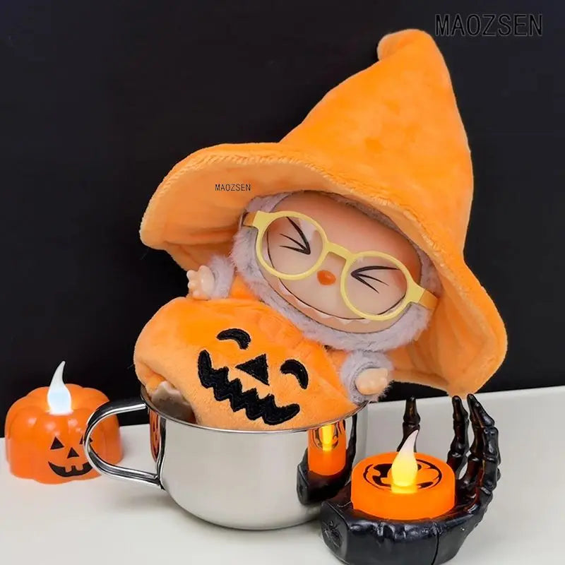 Festive Bell Cloak for 1St and 2Nd Gen Labubu Dolls Charming Accessories Gift
