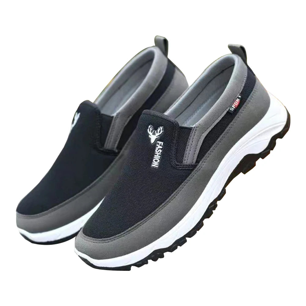 Men Running Hiking Sneakers Breathable Orthopedic Travel Plimsolls Non-Slip Comfortable for Outdoor Activity Hiking Walking