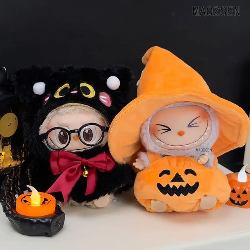 Festive Bell Cloak for 1St and 2Nd Gen Labubu Dolls Charming Accessories Gift